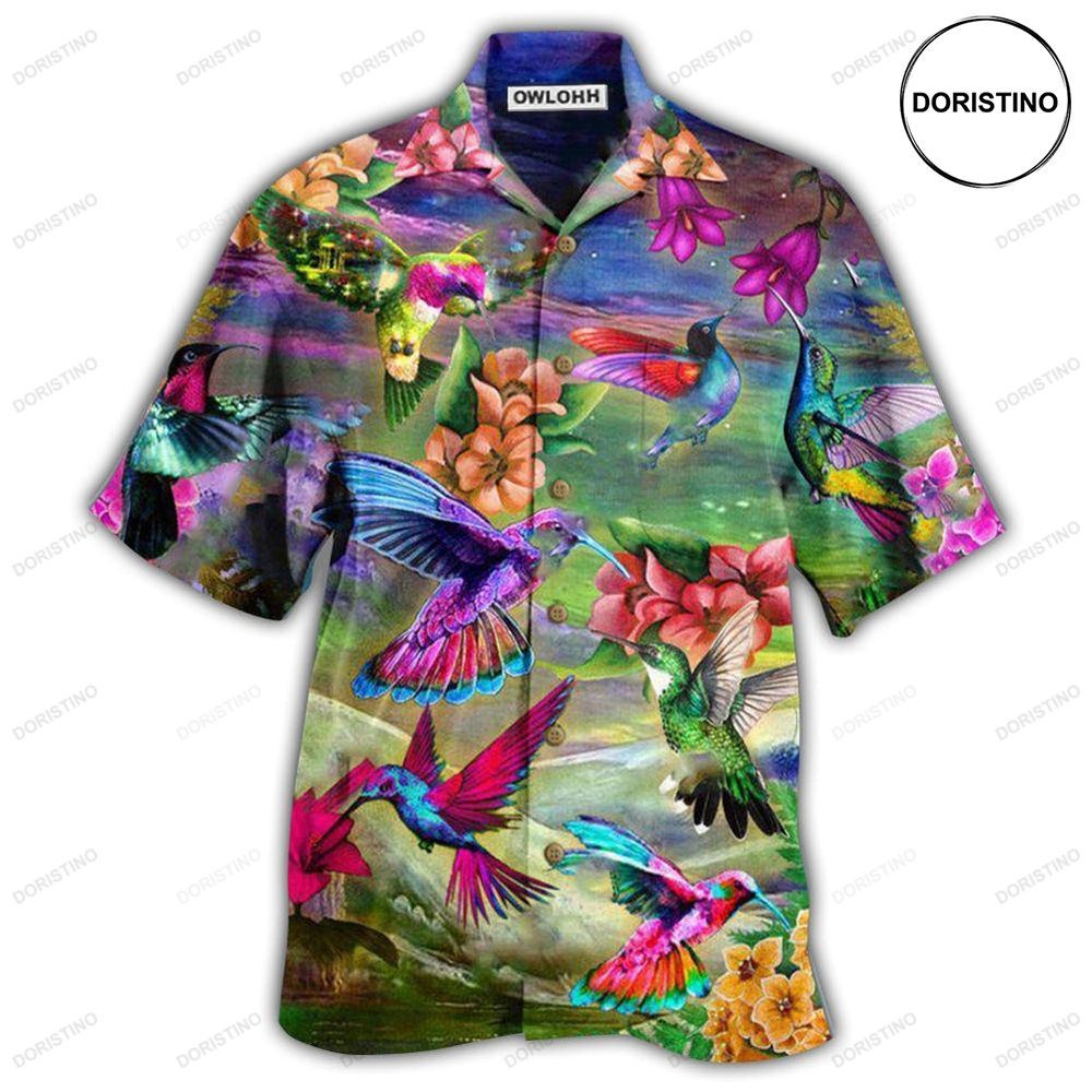 Hummingbird Life Is Better With A Hummingbird Limited Edition Hawaiian Shirt