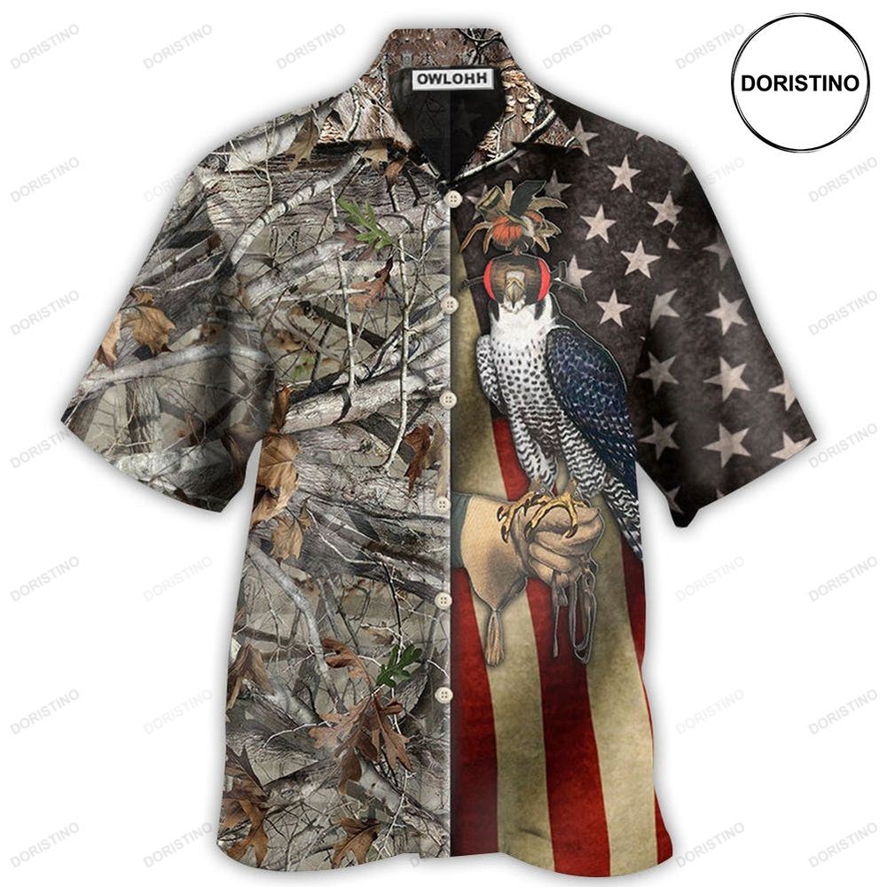 Hunting Falconry Hunting America Awesome Hawaiian Shirt