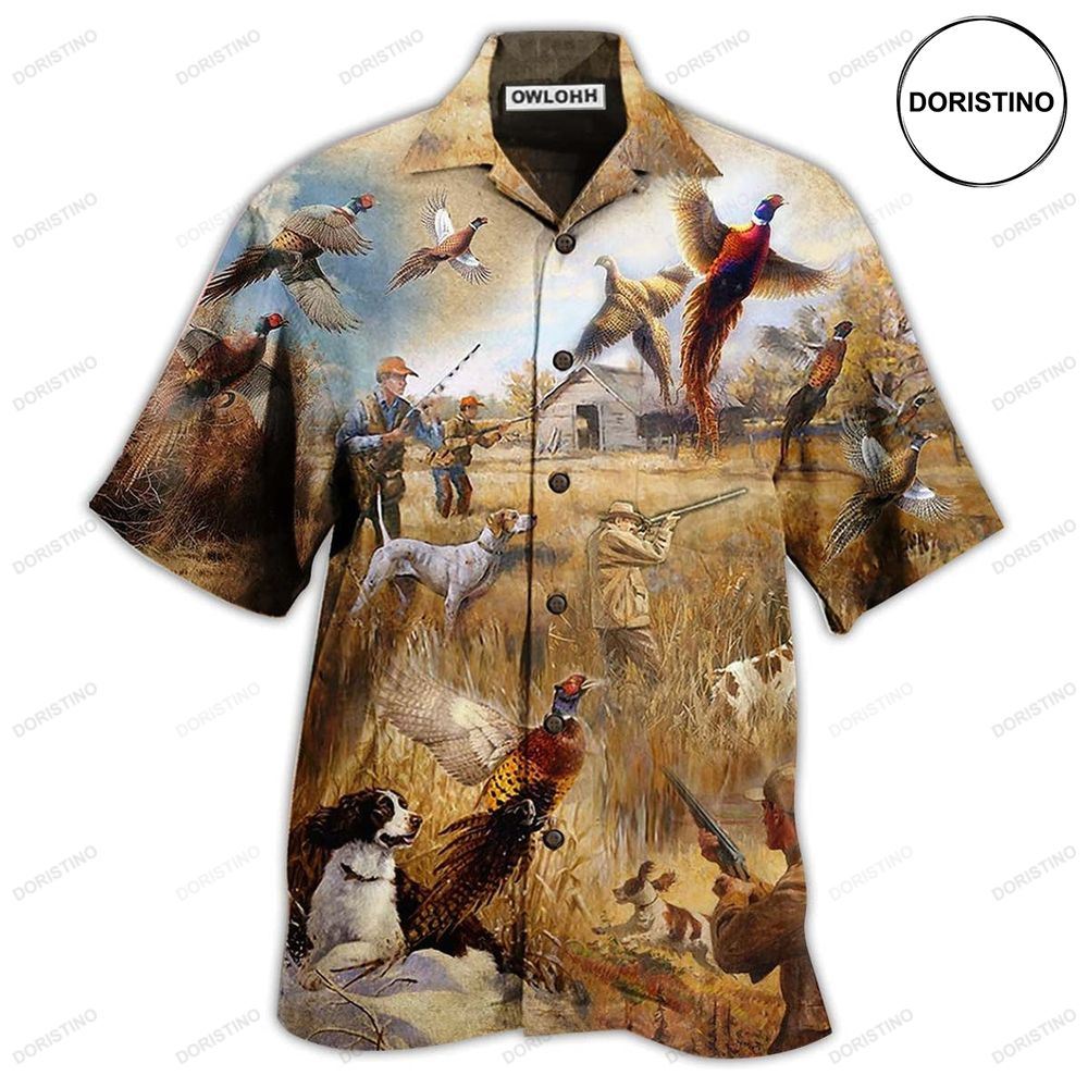 Hunting Pheasant Hunting I'm So Excited Awesome Hawaiian Shirt