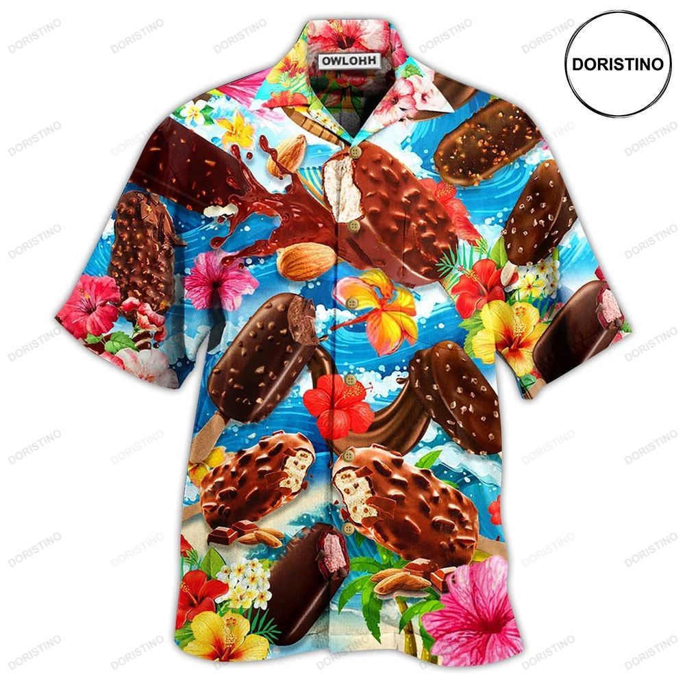 Ice Cream Love It Hot Summer Hawaiian Shirt