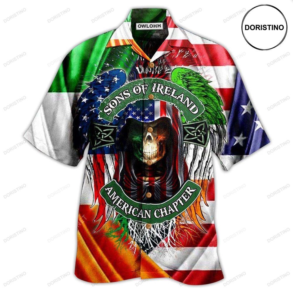 Irish Son Of Ireland American Chapter Saint Patricks Day Hawaiian Shirt