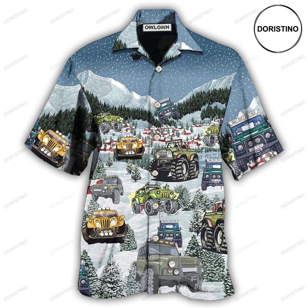 Jeep Snow Party Merry Christmas Limited Edition Hawaiian Shirt
