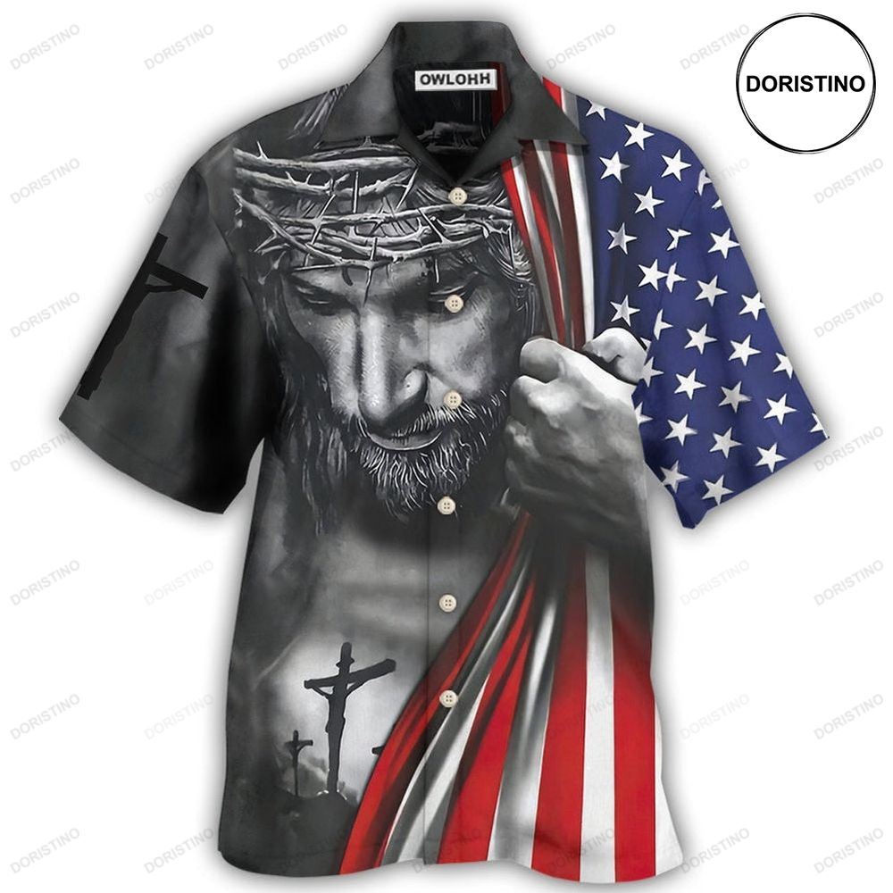 Jesus America Don't Be Afraid Just Have Faith Limited Edition Hawaiian Shirt