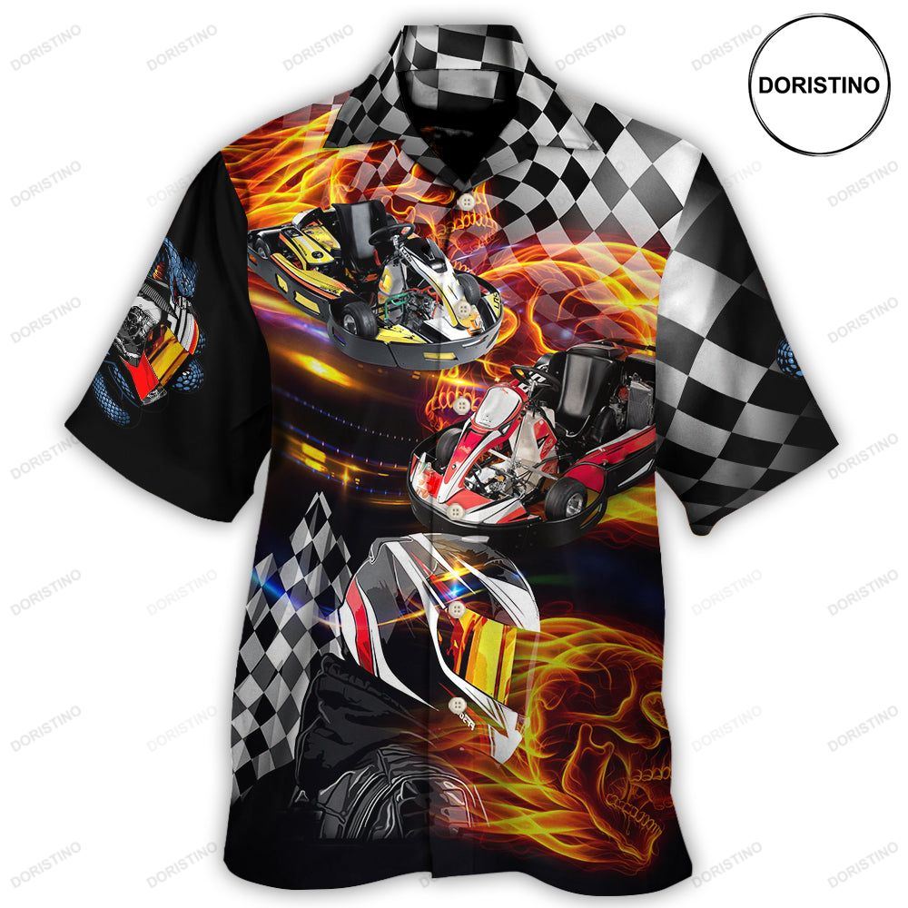 Kart Racing Let's Racing Now Limited Edition Hawaiian Shirt