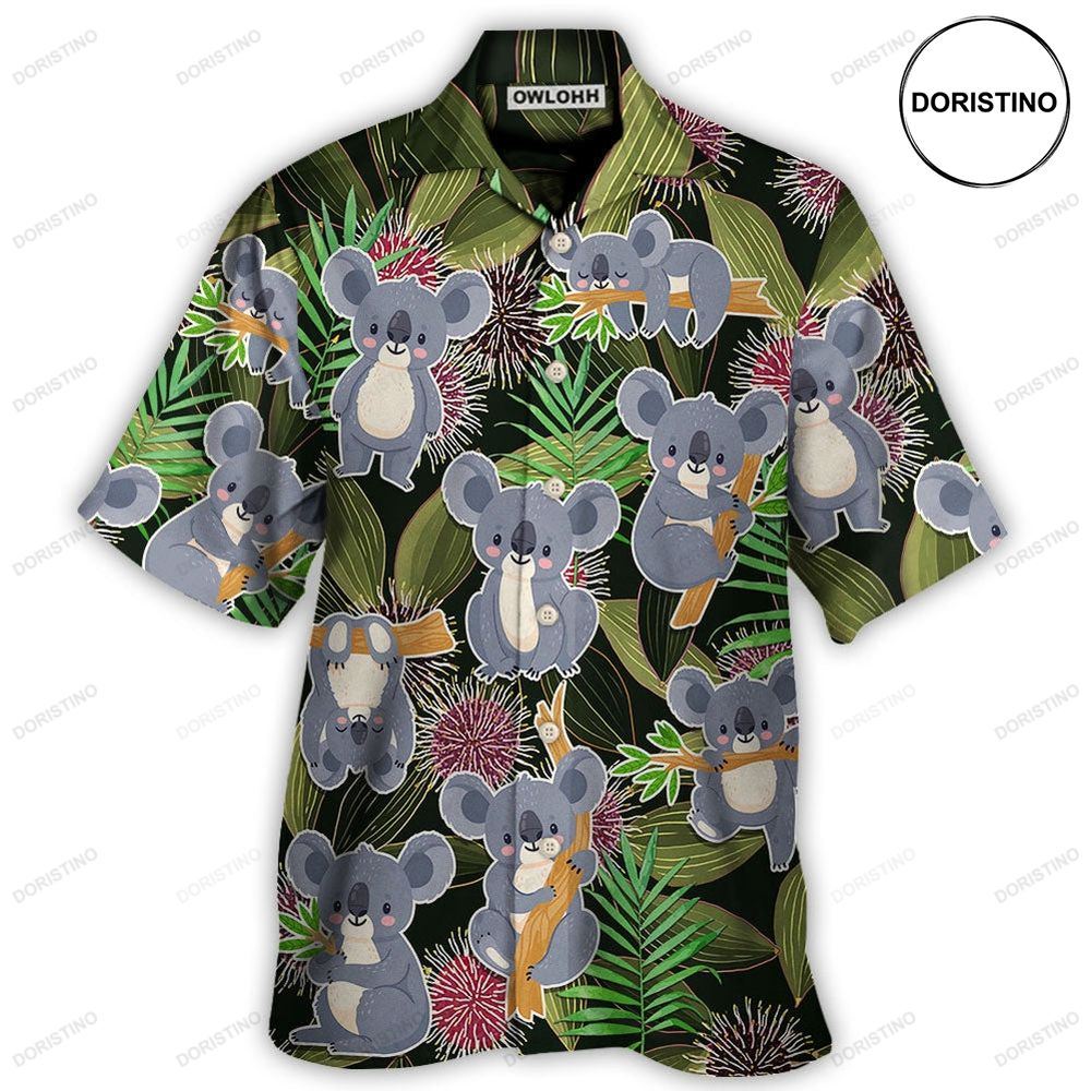 Koala Daily Life Funny Tropical Art Limited Edition Hawaiian Shirt