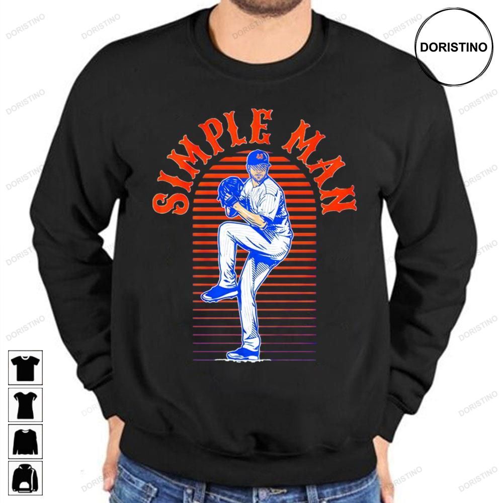 Simple Man Jacob Degrom Colorful Design Baseball Trending Style