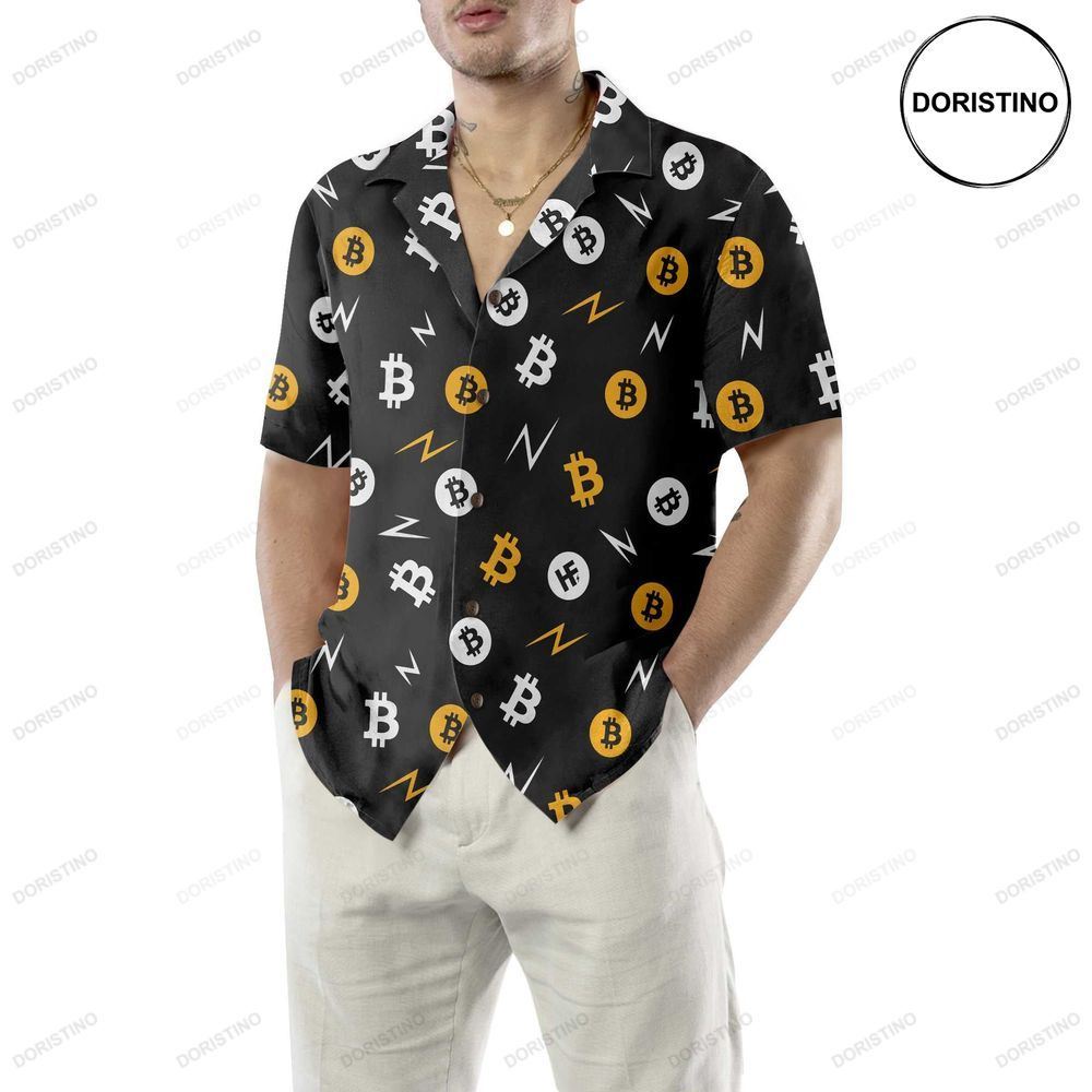 Bitcoin Miner Unique Bitcoin For Men Hawaiian Shirt