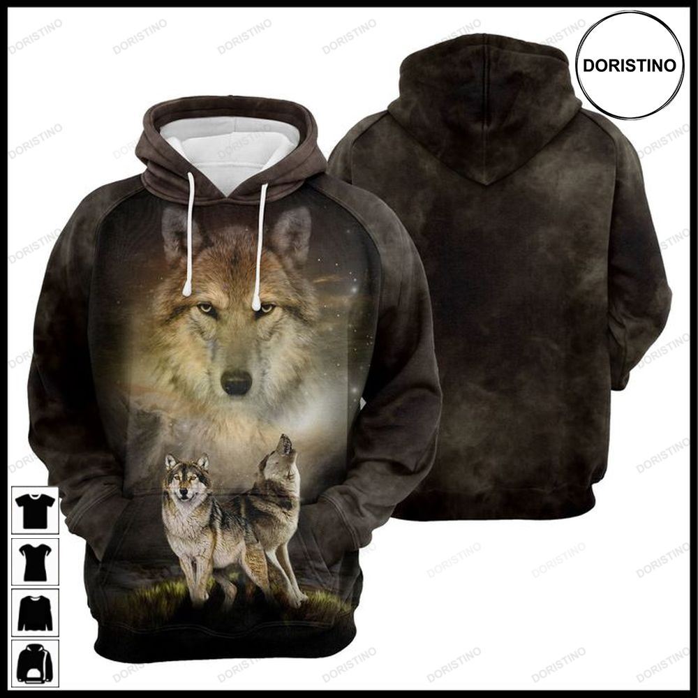 Wild Wolf Night Limited Edition 3d Hoodie