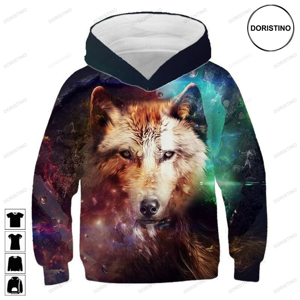 Wolf Beauty Galaxy All Over Print Hoodie