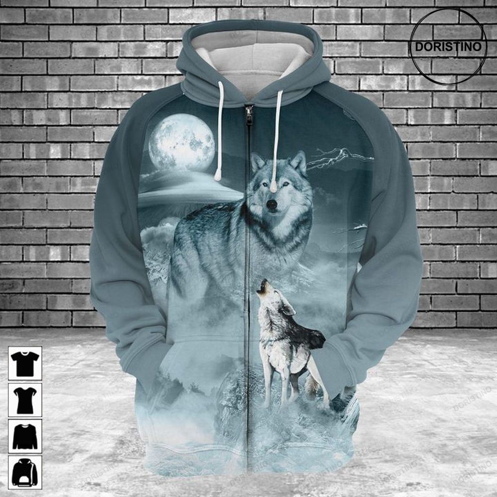 Wolf Cool Night Limited Edition 3d Hoodie