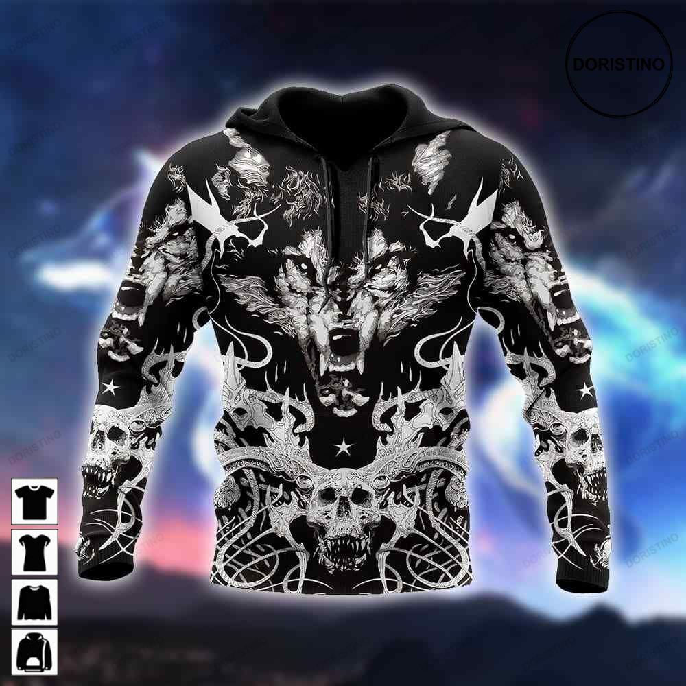 Wolf Tattoo Limited Edition 3d Hoodie