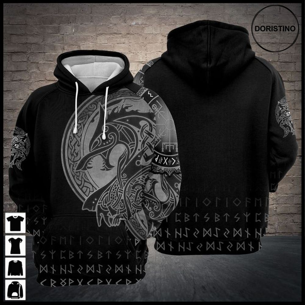 Wolf Viking Limited Edition 3d Hoodie