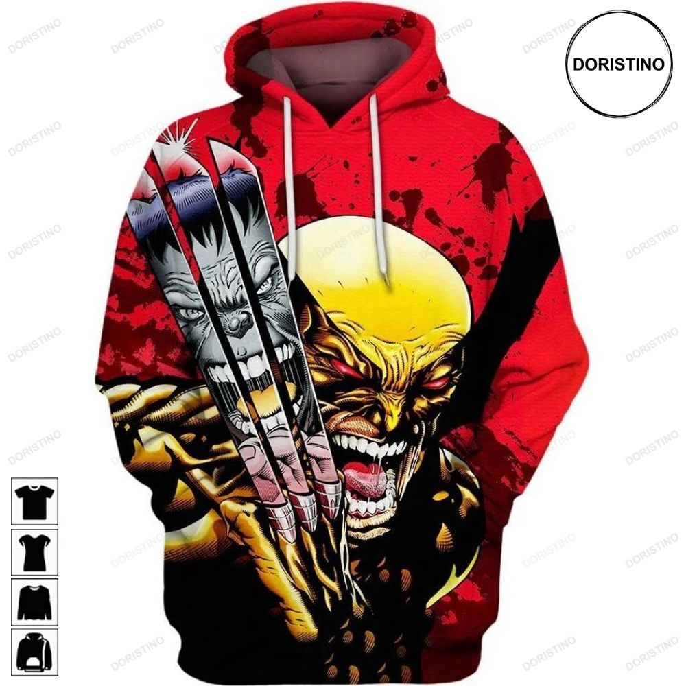 Wolverine Claw Reflections 1 Limited Edition 3d Hoodie