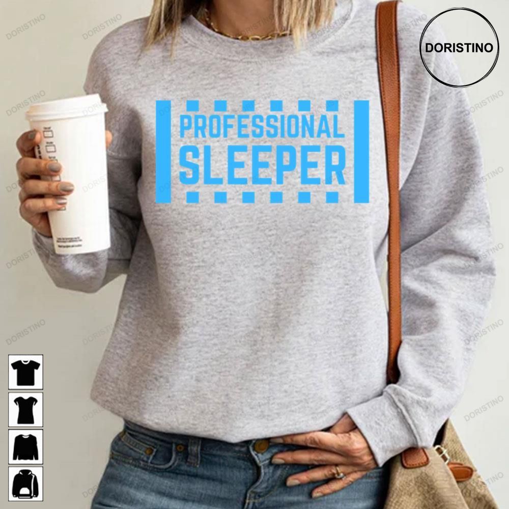 Logo Professional Sleeper Rock Blue Retro Awesome Shirts