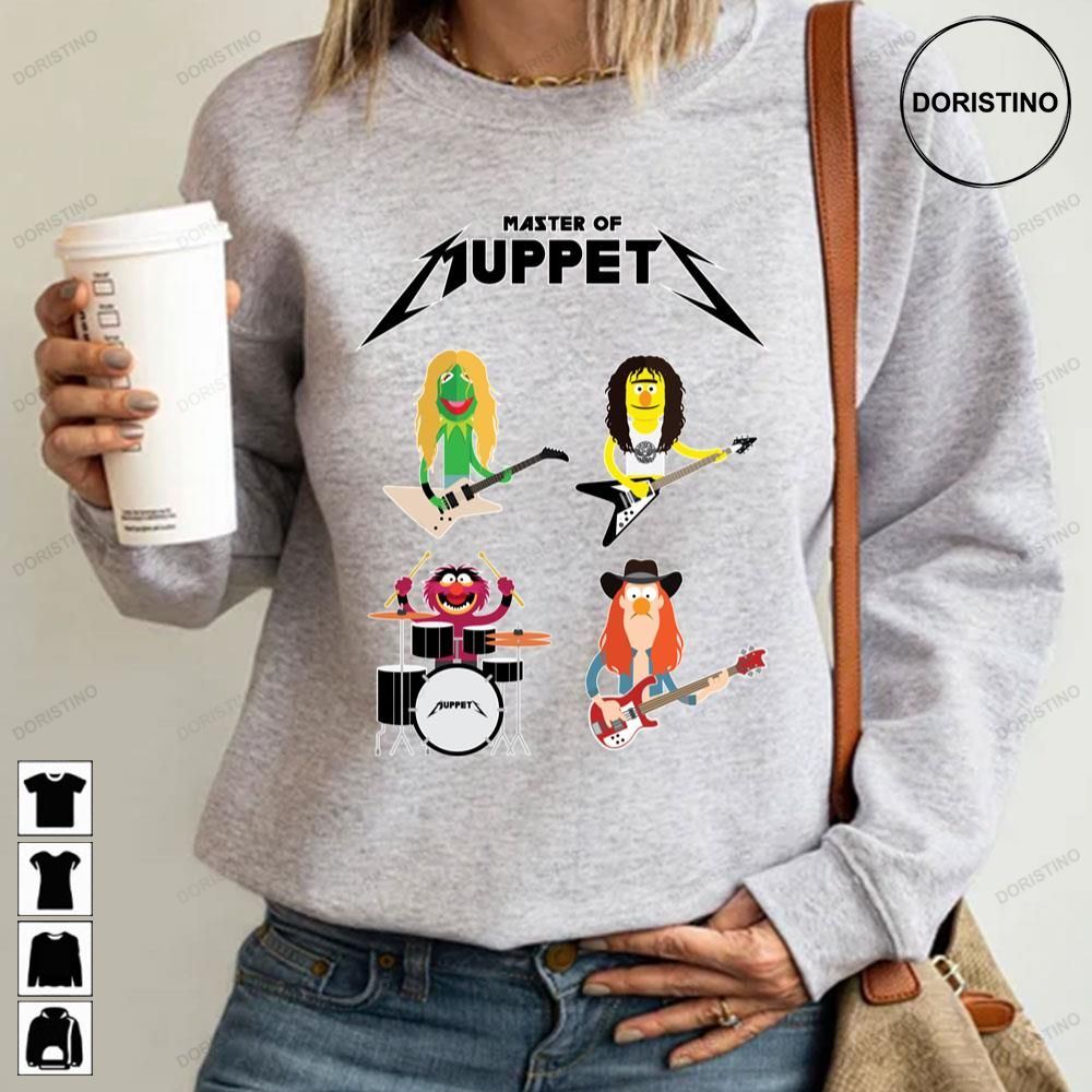 Master Of Muppets As Metallica Music Art Awesome Shirts