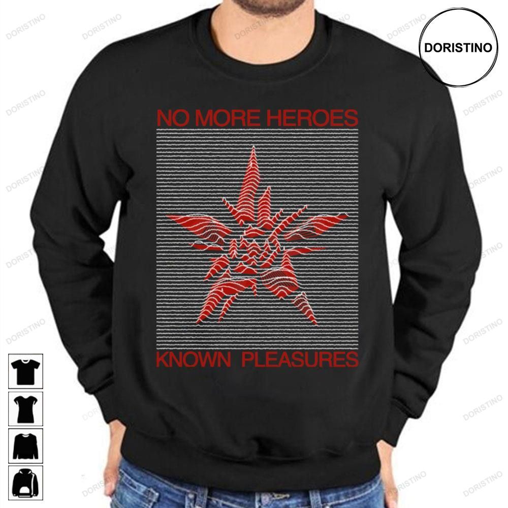 No More Heroes Known Pleasures Limited Edition T-shirts
