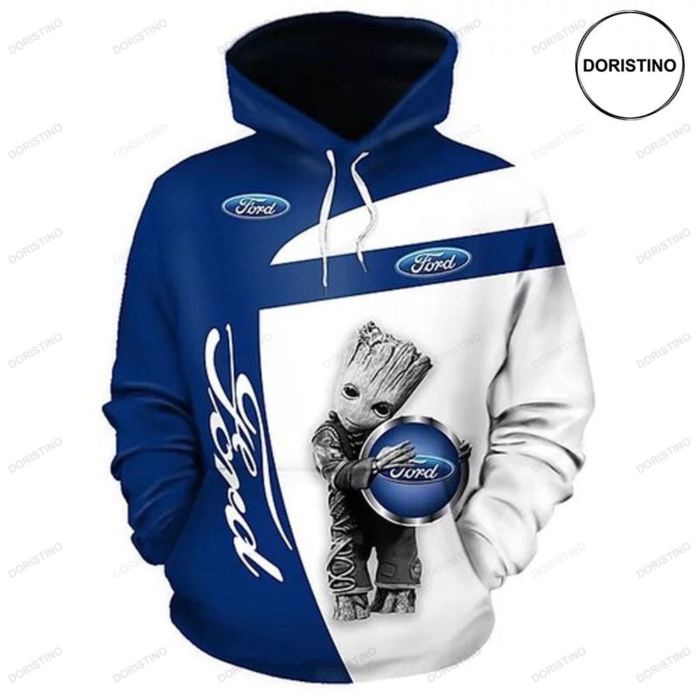 Ford Car Baby Groot For Men For Women Ed Limited Edition 3d Hoodie