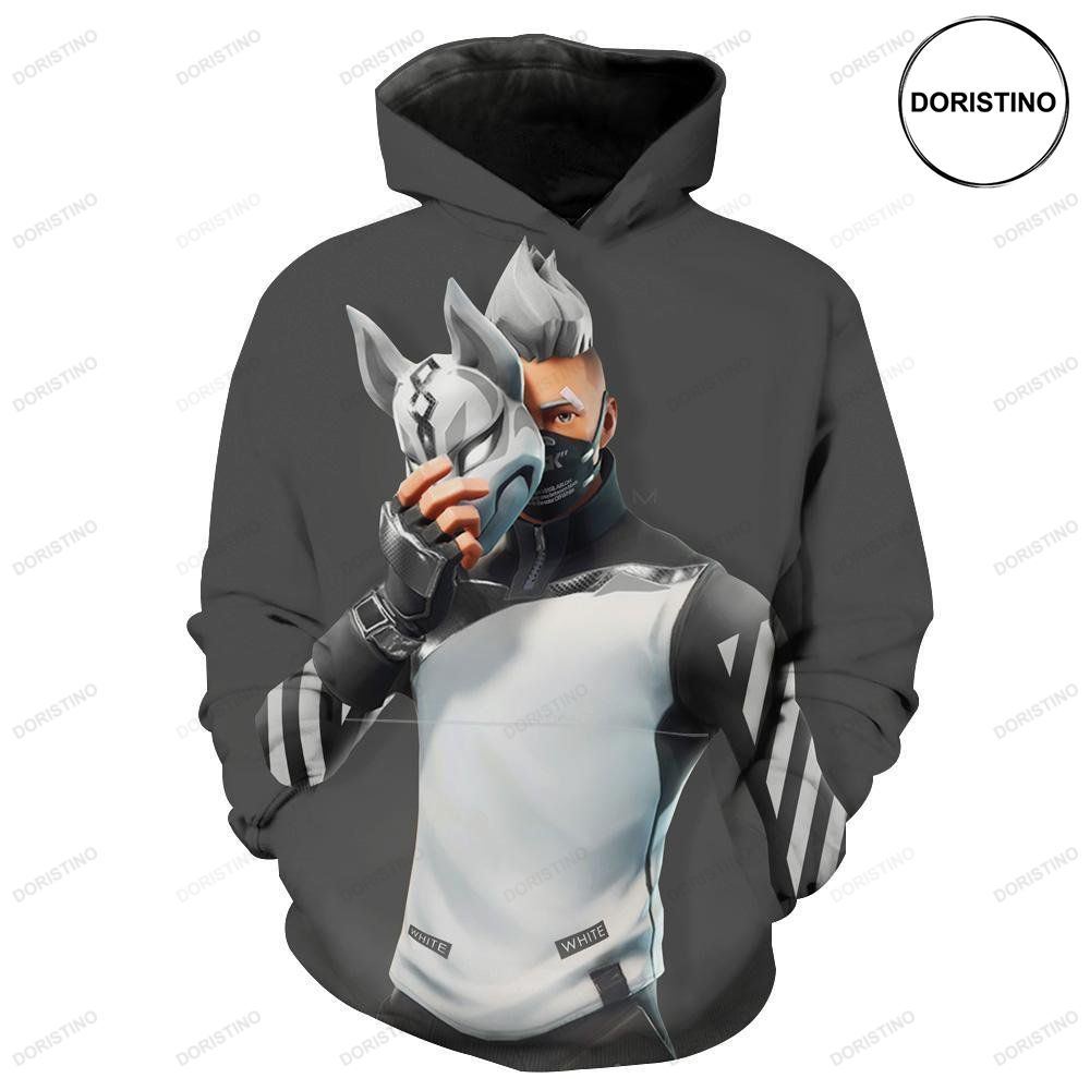 Fortnite Cosplay Off White Drift Fortnite Limited Edition 3d Hoodie