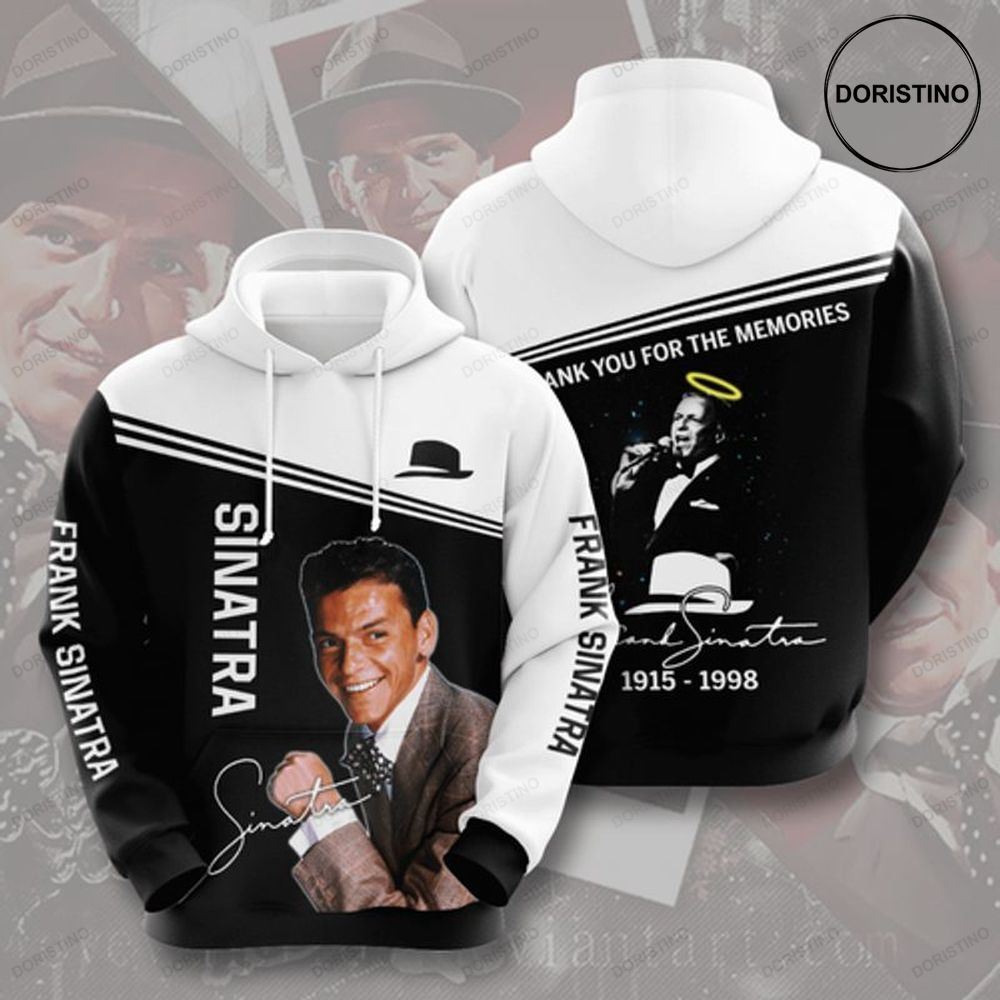Frank Sinatra Thank You For The Memories 1915 1998 All Over Print Hoodie