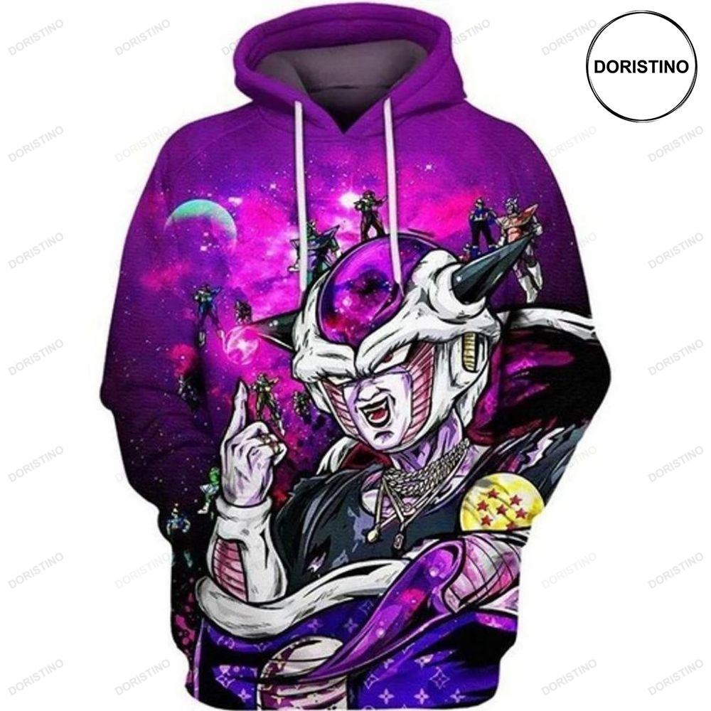 Frieza Dragon Ball Z Wear Givenchy Louis Vuitton Purple Limited Edition 3d Hoodie