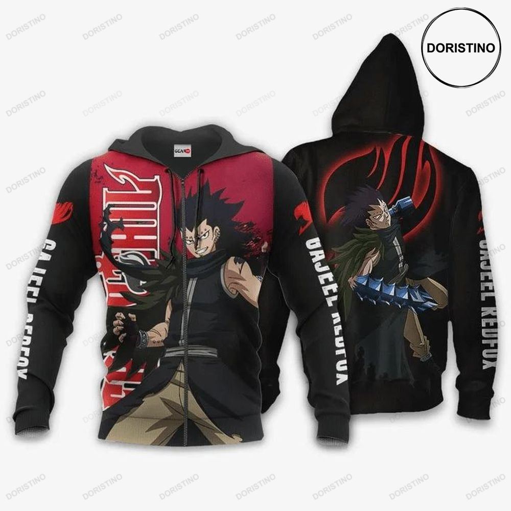 Gajeel Redfox Anime Manga Fairy Tai Limited Edition 3d Hoodie