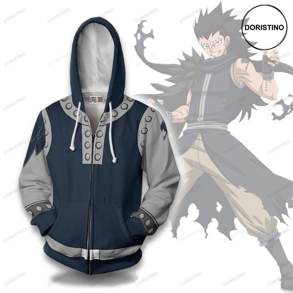 Gajeel Redfox Fairy Tail Amine Casual Cosplay Costume Limited Edition 3d Hoodie
