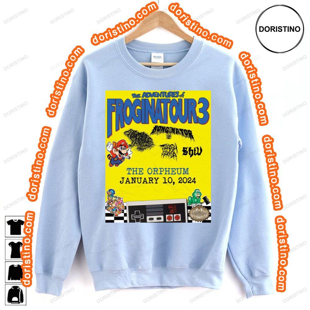 The Adventures Of Froginatour3 The Orpheum 2024 Tshirt Sweatshirt Hoodie