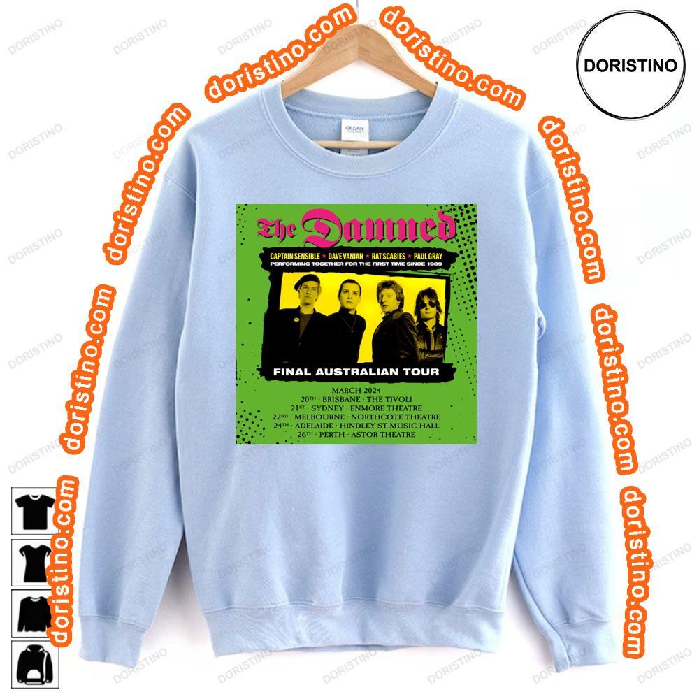 The Damnes Final Australian Tour 2024 Sweatshirt Long Sleeve Hoodie