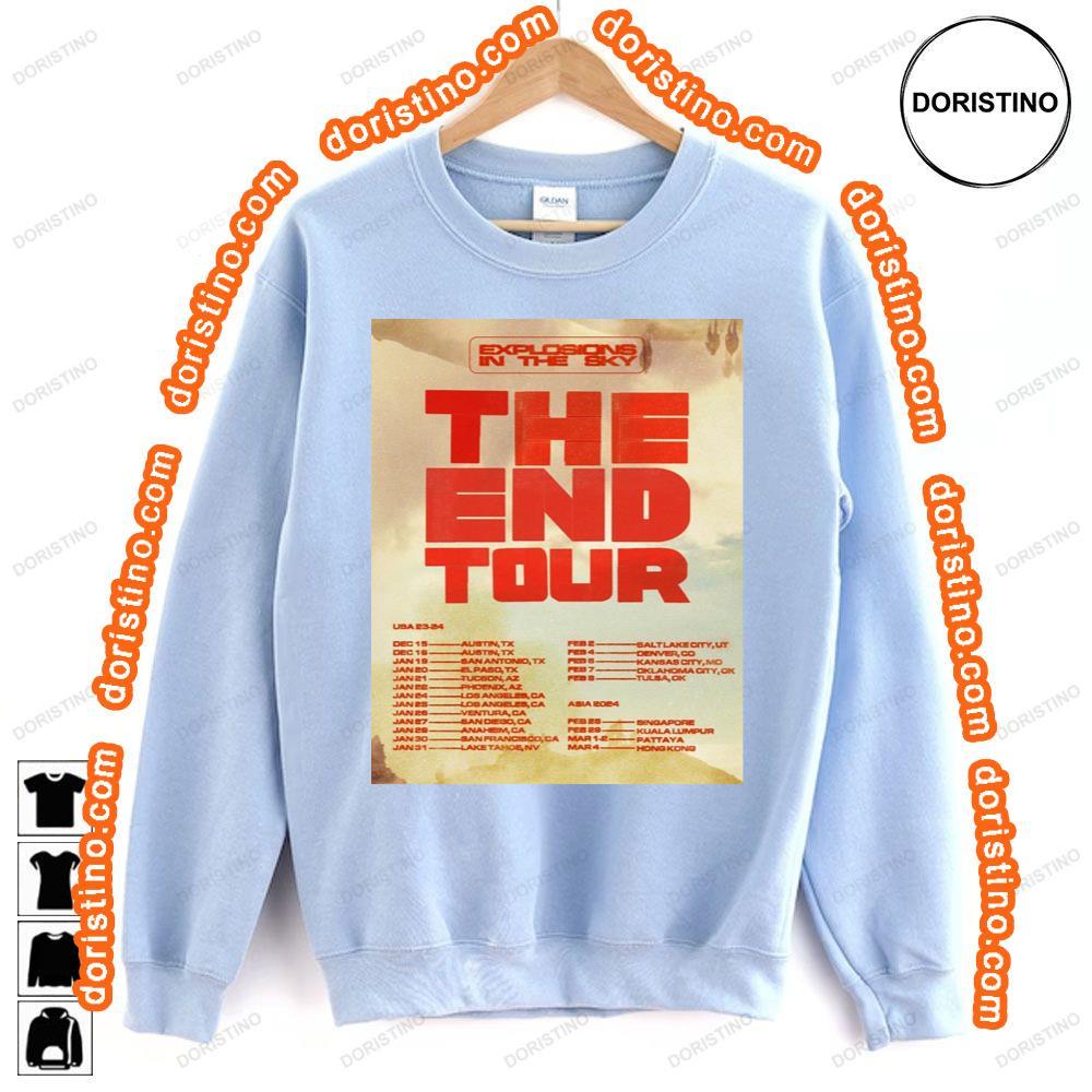 The End Tour 2024 Explosions In The Sky Hoodie Tshirt Sweatshirt