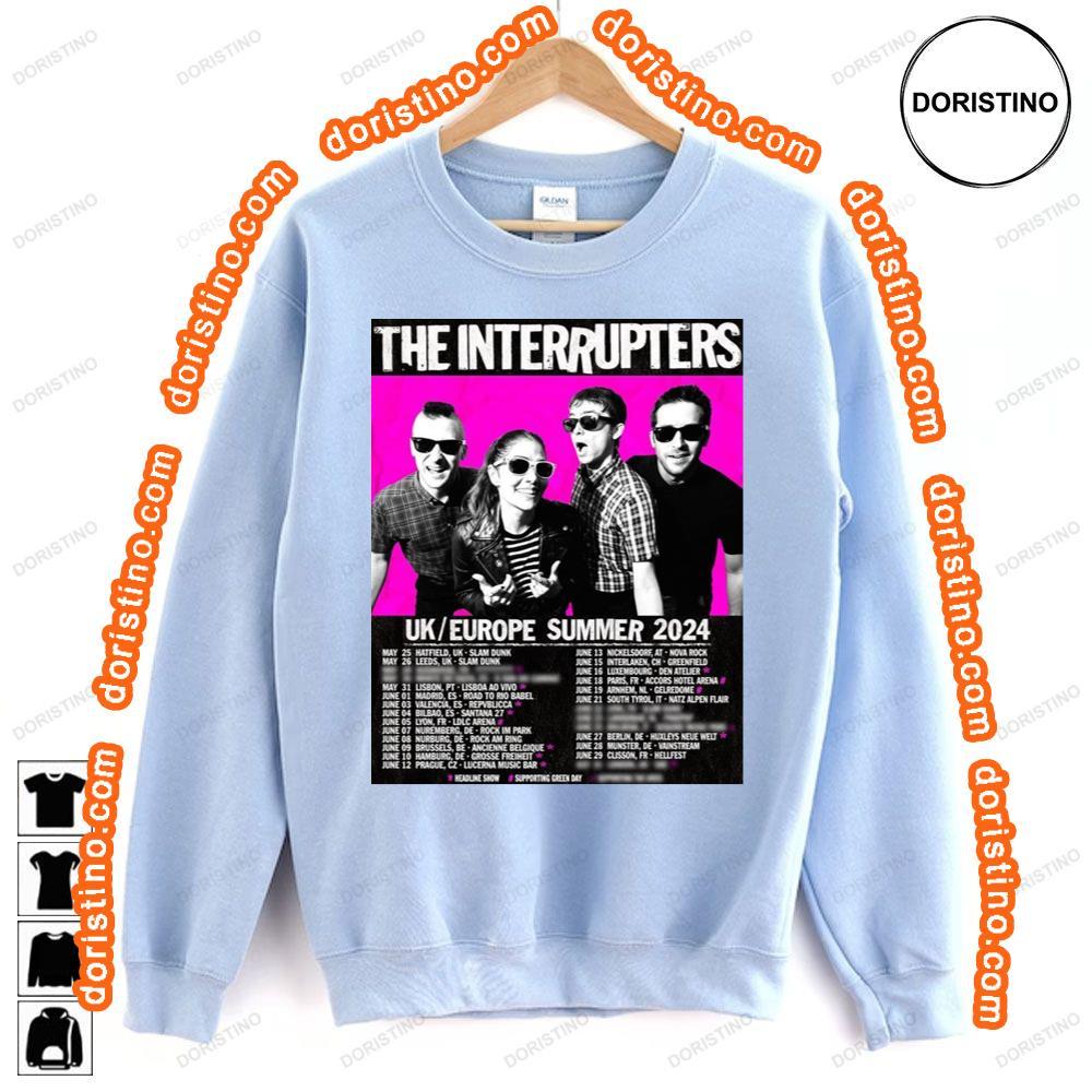 The Interrupters Uk 2024 Sweatshirt Long Sleeve Hoodie