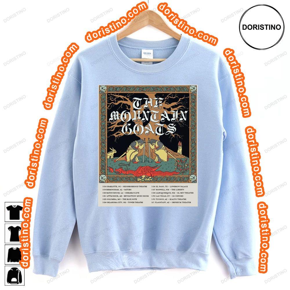 The Mountain Goats 2024 Tour Tshirt Sweatshirt Hoodie