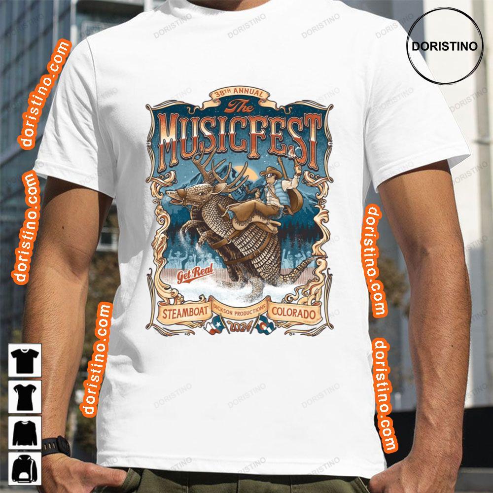 The Musicfest Steamboat 2024 Art Sweatshirt Long Sleeve Hoodie