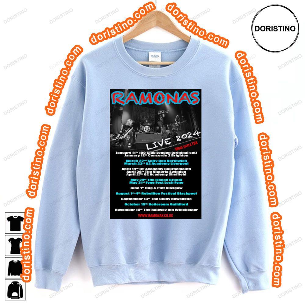 The Ramonas Live 2024 Hoodie Tshirt Sweatshirt