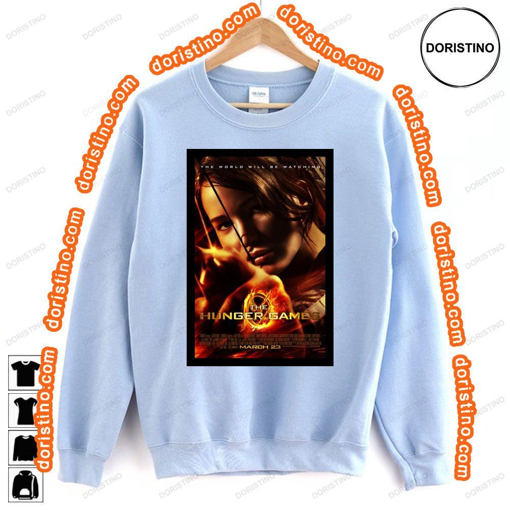 The World Will Be Watching The Hunger Games Sweatshirt Long Sleeve Hoodie