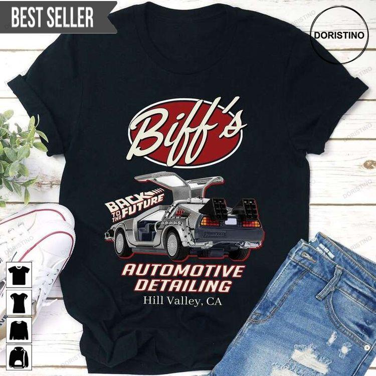 Biffs Back To The Future Automotive Detailing Doristino Limited Edition T-shirts