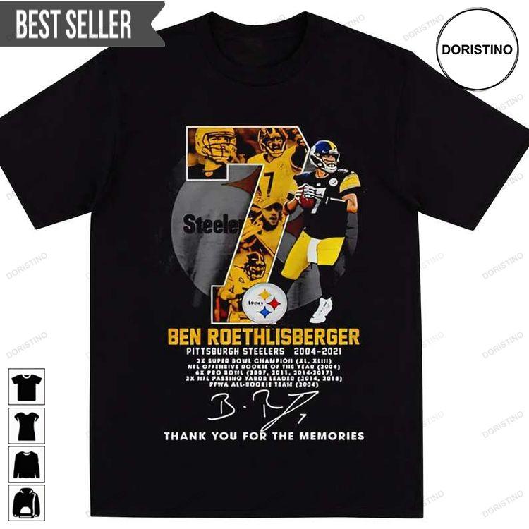 Big Ben 7 Ben Roethlisberger Pittsbrugh Steelers Doristino Trending Style