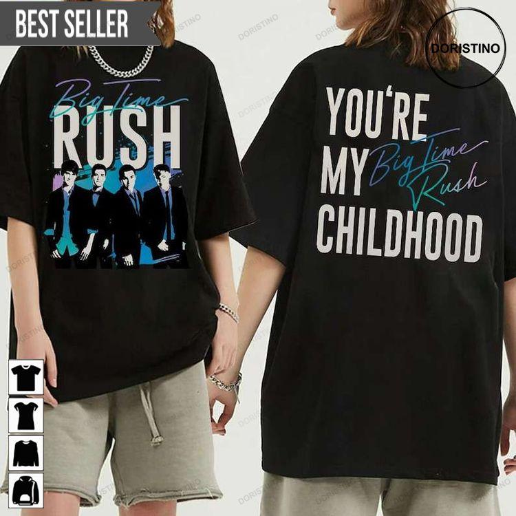 Big Time Rush Band Tour 2023 Youre My Childhood Pop Music Doristino Awesome Shirts
