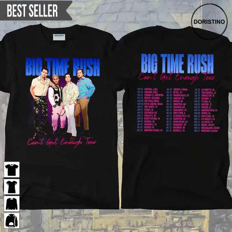 Big Time Rush Cant Get Enough Tour 2023 Short-sleeve Doristino Awesome Shirts