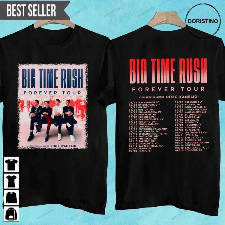 Big Time Rush Forever Tour 2022 Ver 2 Doristino Limited Edition T-shirts