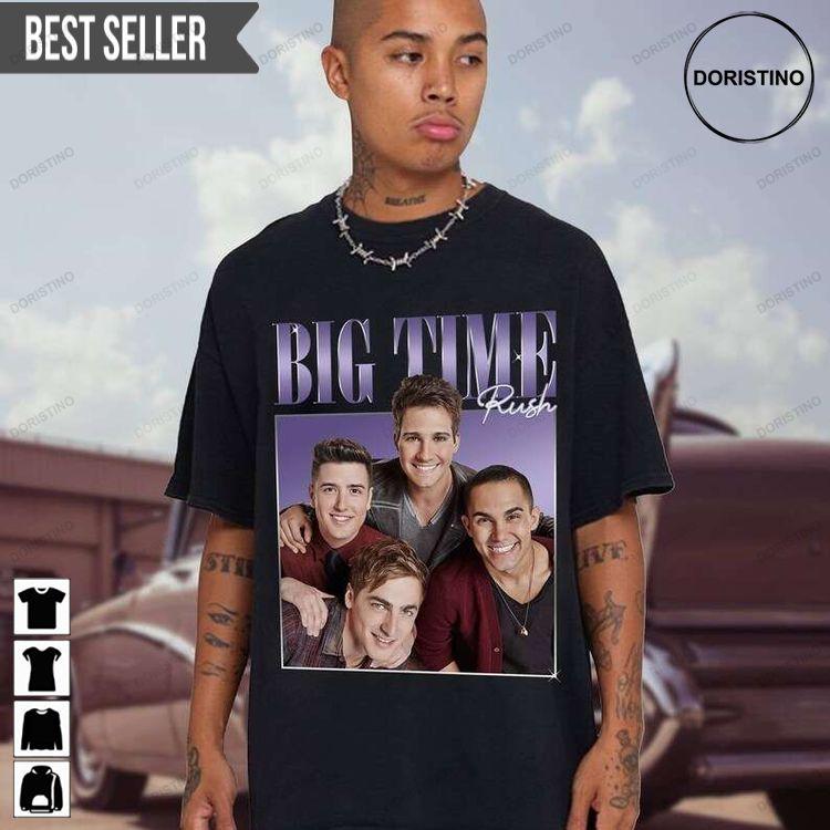 Big Time Rush Music Short Sleeve Doristino Limited Edition T-shirts