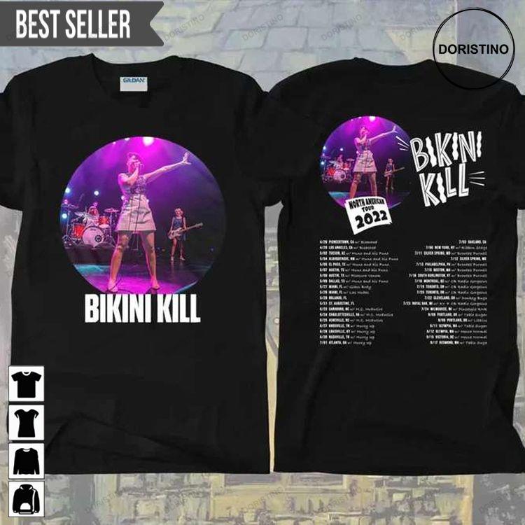 Bikini Kill North American Tour 2022 Doristino Awesome Shirts