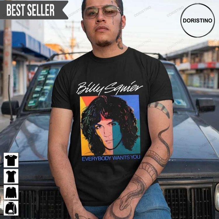 Billy Squier Everybody Wants You Doristino Awesome Shirts