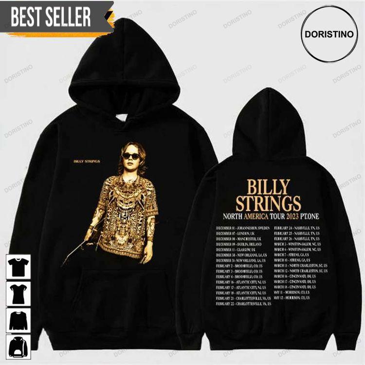 Billy Strings North American Tour 2023 Ptone Doristino Awesome Shirts