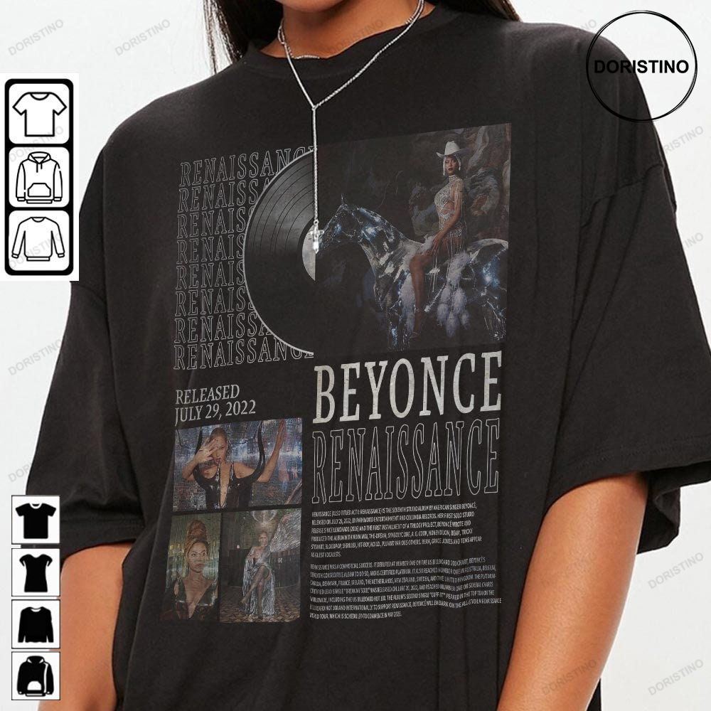 Vintage Bootleg Inspired Tee Beyoncé Vintage Renaissance Album Retro 90s Vintage Music Limited Edition T-shirts