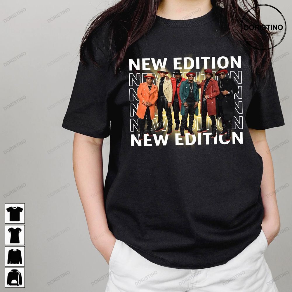 Vintage New Edition New Edition Legacy Tour 2023 New Edition Legacy Tour Limited Edition T-shirts