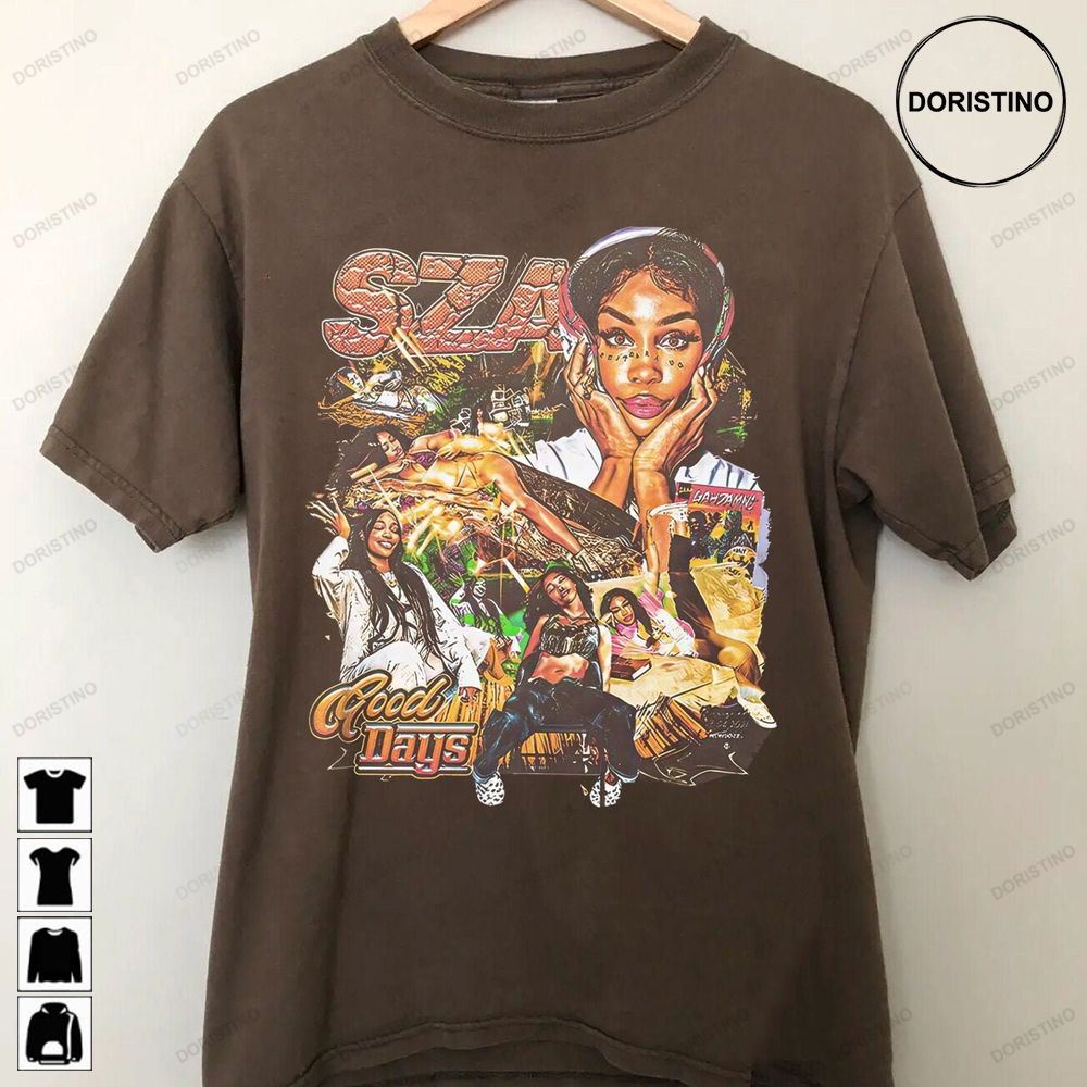 Vintage Sza Good Days Sza 90s Sza New Bootleg 90s Music Limited Edition T-shirts