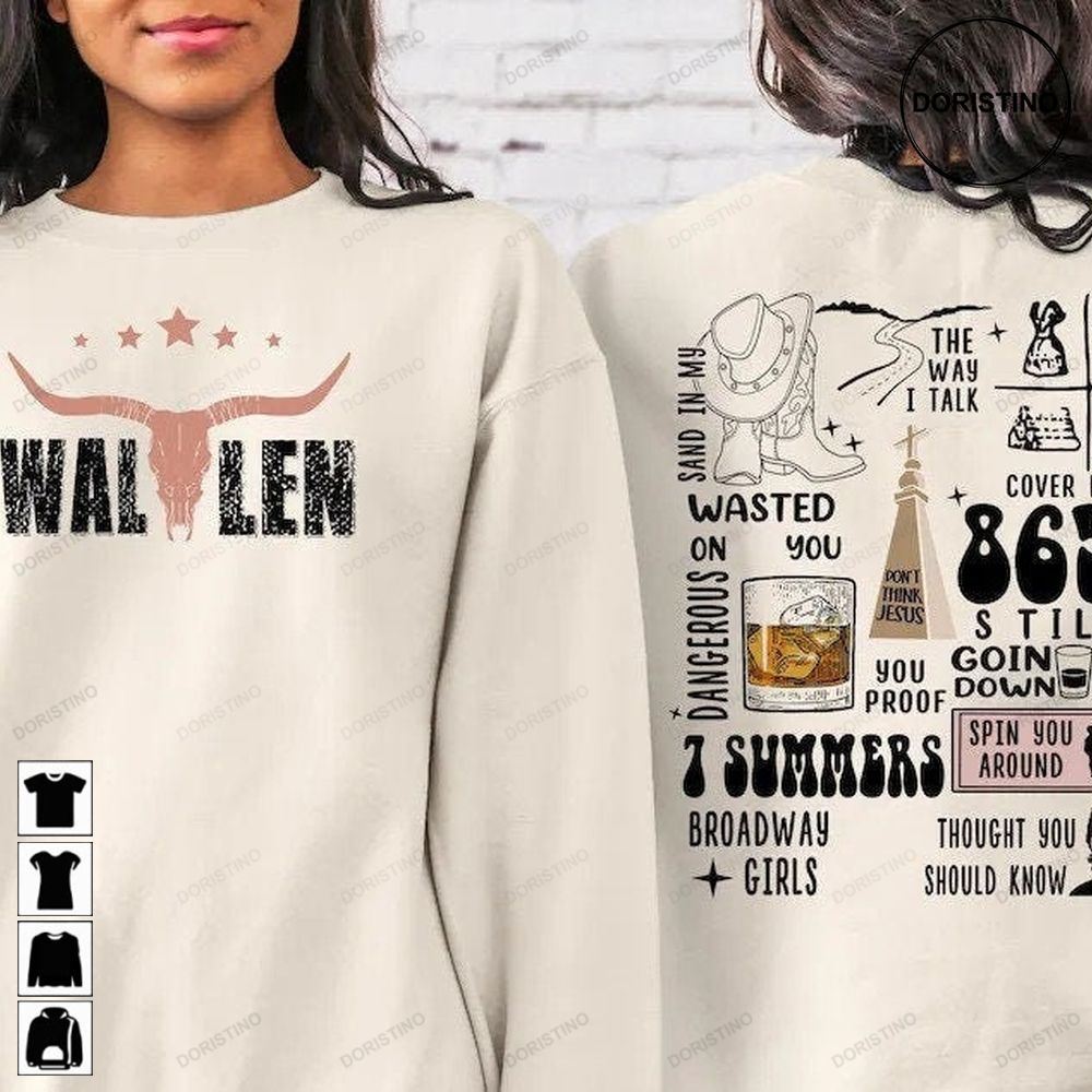 Wallen Western Retro Wallen Western Cowboy Wallen Country Music Cowgirl Somebodys Problem Limited Edition T-shirts