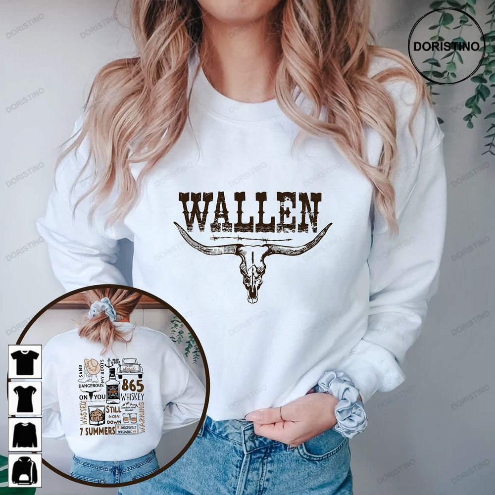 Wallen Western Unisex Retro Wallen Western Cowboy Girl Sweat Country Music Wallen Awesome Shirts