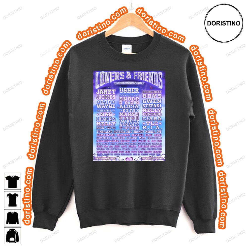 Lovers Friends Fest 2024 Dates Shirt