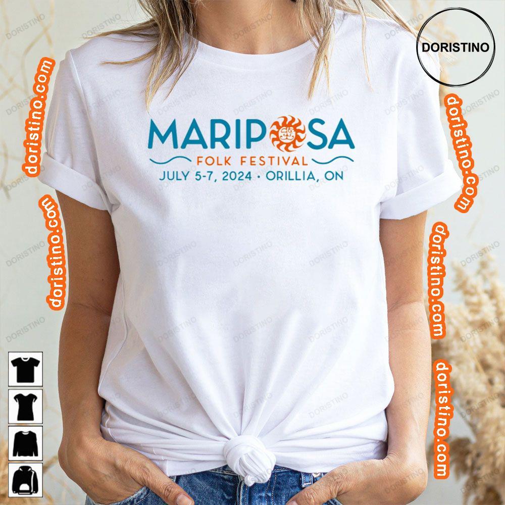 Mariposa Folk Festival 2024 Logo Tshirt